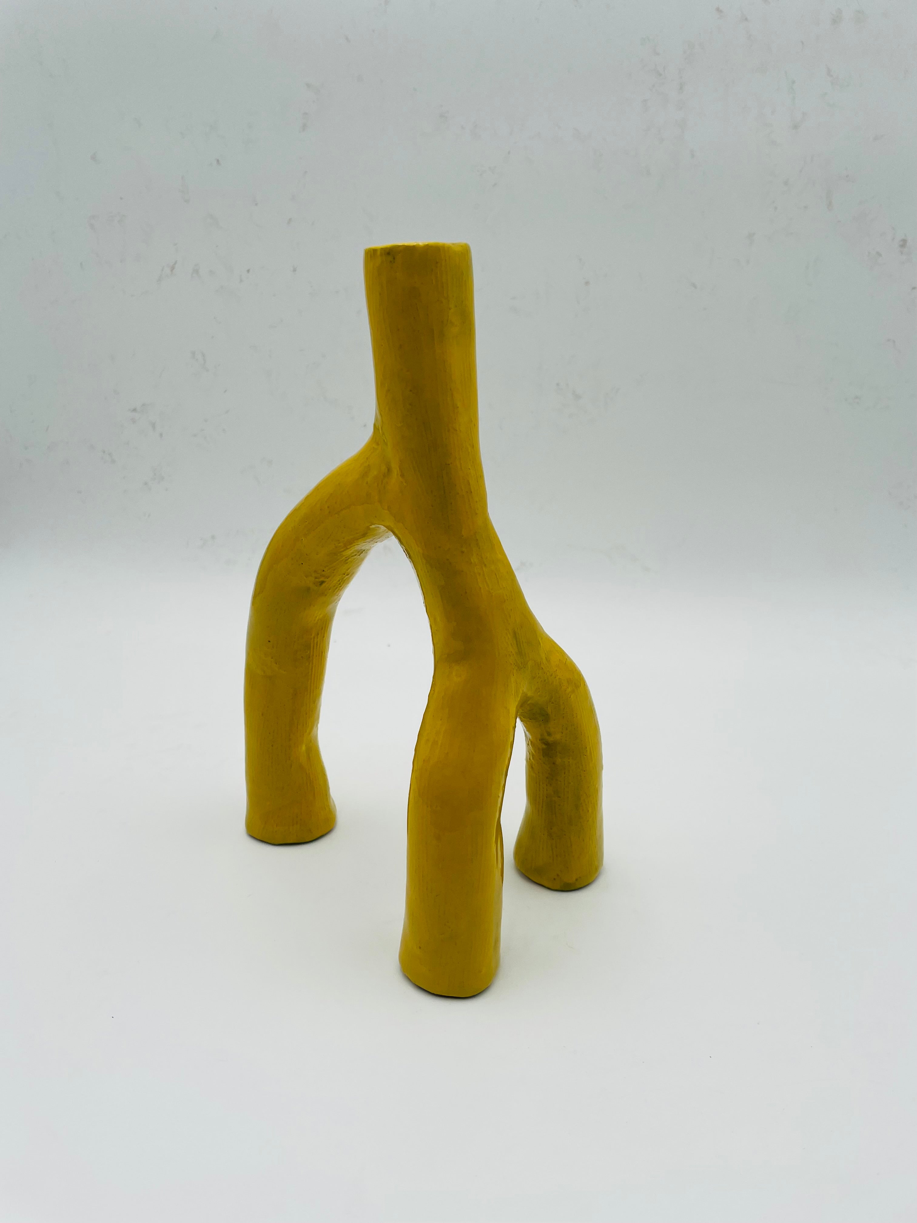 Bougeoir girafe jaune